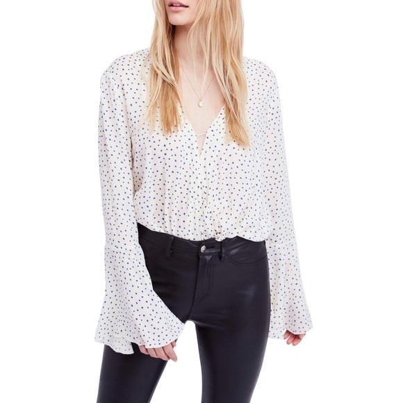 Free people makin waves bodysuit - Picture 1 of 8